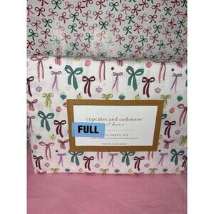 Cupcakes and Cashmere Full Size Bow Sheet Set